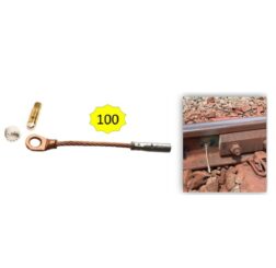 Conector de trilho railbond de alma para Pinbrazing