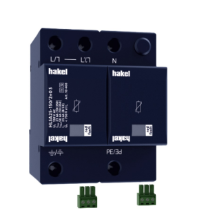 APARELHO DE PROTEÇÃO SUPRESSOR DE PICO DE TENSÃO, HLSA25-150/2+0 S