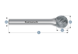 LIMA ROTATIVA DE PONTA ESFÉRICA