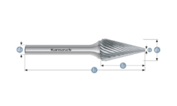 LIMA ROTATIVA PONTA CONE